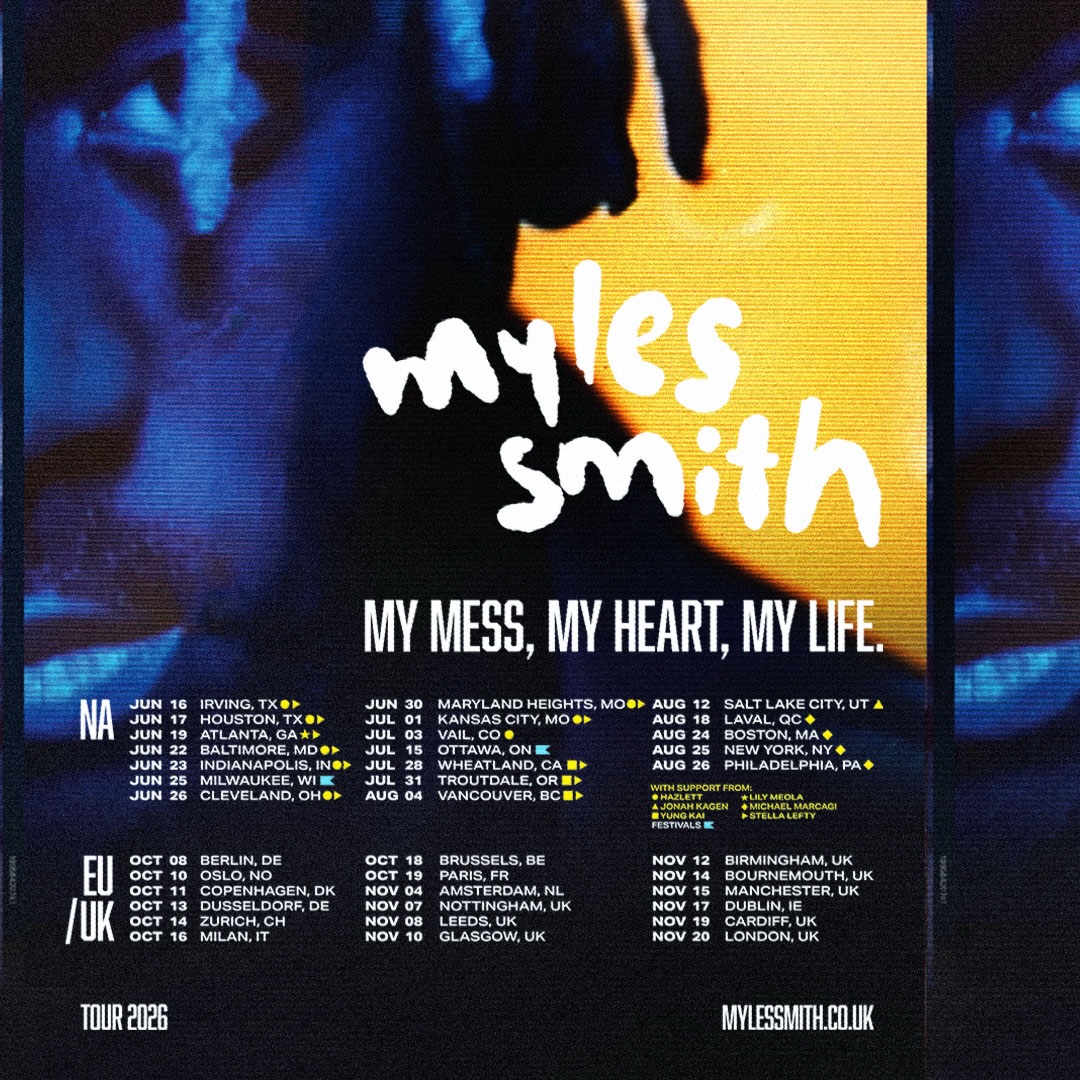 Hazlett My Mess, My Heart, My Life Tour Poster 2026
